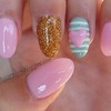 Little Pink Heart Nails