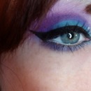 pretty teal blue and purple 