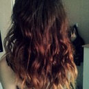 Messy curls