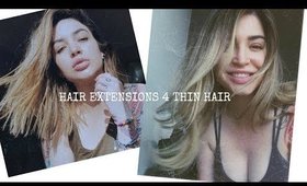 Best Clip In Hair Extensions For Thin Hair 🌻 + DEMO STILLGLAMORUS