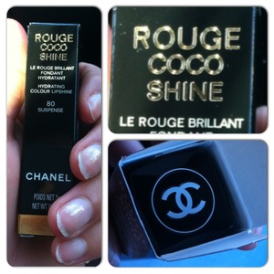 Beautiful 
Rouge coco shine suspense chanel 
In my pocket  
Im very happy 💋❤💄