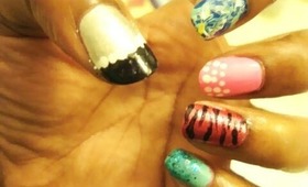 5 Cute Fast and Simple Nail Art Designs