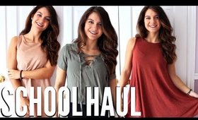 CHEAPEST BACK TO SCHOOL Clothing Haul 2016-2017 | TRY-ON