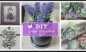 DIY QUICK & EASY Spring Decorations | 3 Projects