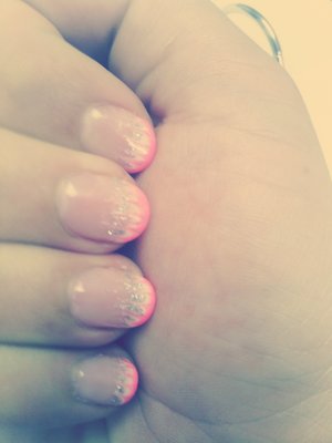sweet girly nails



