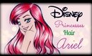 How to draw and color Disney Princesses Hair ❤ Ariel