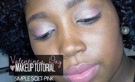 Subtle Soft Pink Valentine's Day Makeup Tutorial | Jessica Chanell