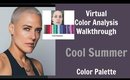Cool Summer and Winter Color Palette Color Analysis | Cool Skin Undertone | What Colors Work For You
