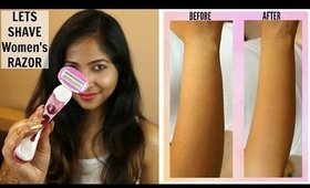 Lets Shave Women's Razor | First Impressions, Review & Demo | Stacey Castanha