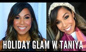 Holiday Glam Makeup with TV Personality Taniya Nayak | mathias4makeup