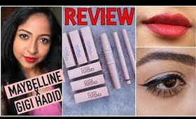 *NEW* MAYBELLINE x GIGI HADID Collection INDIA | SWATCHES & REVIEW | Stacey Castanha