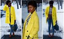 What to Wear With a Yellow Coat: Outfit of the Day