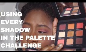 EVERY SHADOW IN THE PALETTE (CHALLENGE) | BAD HABIT AFTER DARK PALETTE | #KaysWays