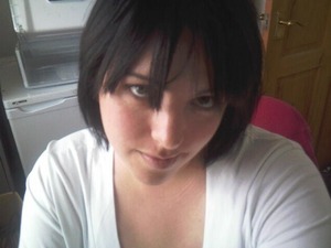 this is me with a short bob hair style.. and no make up. 