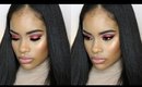 Holiday Makeup Tutorial | Red Glitter Eyeshadow