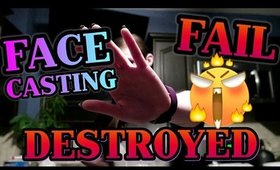 DESTROYED DIY Face Casting Mask FAIL!?