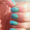 Cold Ombre Nails