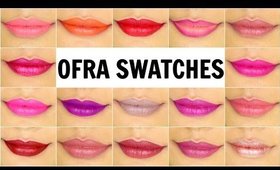 OFRA Cosmetics - Liquid Lipstick Swatches & Review | ShrutiArjunAnand