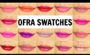 OFRA Cosmetics - Liquid Lipstick Swatches & Review | ShrutiArjunAnand