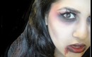 Vampire make-up look for Halloween