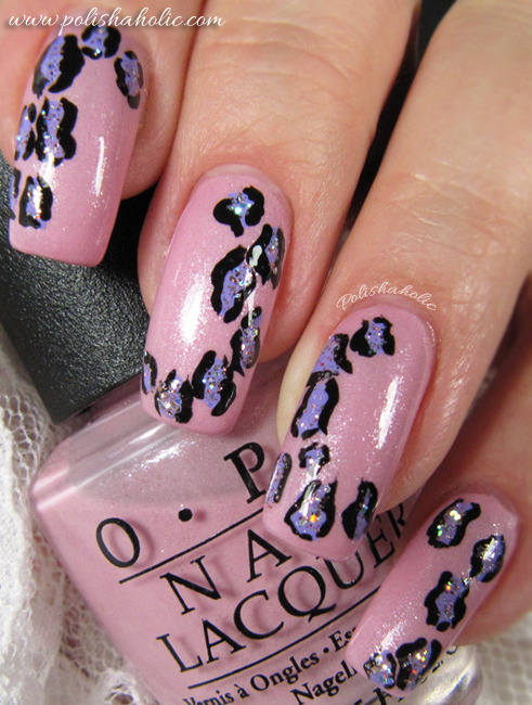 Pink and lilac leopard print nails | Polishaholicriag G.'s ...