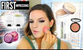 TRYING NEW MAKEUP PRODUCTS! 5 First Impressions & Demo | Casey Holmes