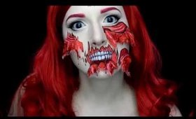 Disney The Little Mermaid Zombie Ariel | Makeup Tutori