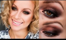 ❀❀❀ Jesienne Smokey eyes Makeup revolution ICONIC 3 ❀❀❀