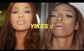 I TRIED FOLLOWING AN ANDREAS CHOICE MAKEUP TUTORIAL... LMFAO !|SHAREESLOVE