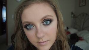 This was my New Years Eve Makeup I really enjoyed doing this look. I have never done anything like it before! 