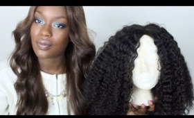 DIY wig FAQ  + Review Brazilian Deep Curly  | PrincessHairShop.com