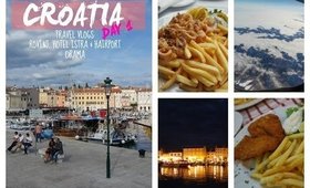 Croatia Travel Vlog : Day 1 - Rovinj, Hotel Istra and HAirport drama