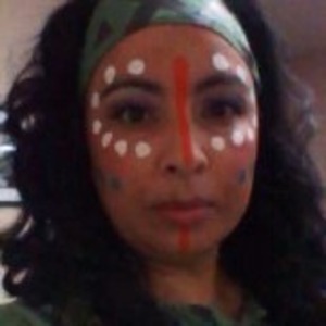 This was the tribe make up. My golden calf eye make up had to be done at this time FIRST before the tribal look. 