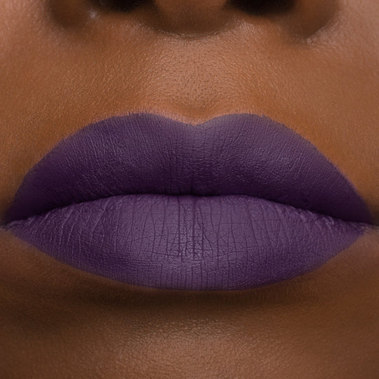 dark purple liquid lipstick