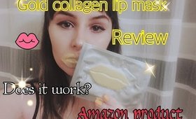 24k gold collagen lip mask review