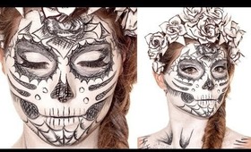 Sugarskull Sketch Makeup Tutorial