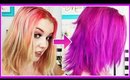 Hair Color Transformation! Virgin Pink + Purple Rain (Arctic Fox Dyes)