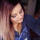 Purple to blonde ombre. 
