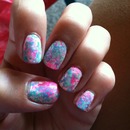 Marbled nails