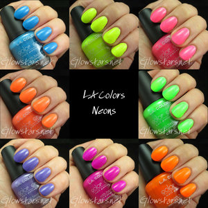 Read the blog post at http://glowstars.net/lacquer-obsession/2014/05/saturday-swatch-la-colors-neons/