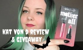 Kat Von D | Mother Of All Mini Lipstick Duo Review | Giveaway