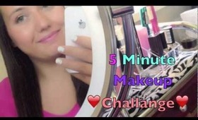 ❤5 Minute Makeup Challange❤