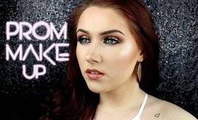 Simple & Pretty Glam Prom Make-Up Tutorial ♡ | Collab with hollysamanthaa