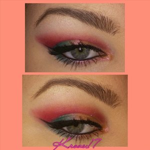 Pink Flamingos after dark! 
I used: 
Glamourdolleyes Pigments in
Heartless, Recruit, and Juicy Mango.
#Makeup #beauty #GDE #Glamourdolleyes #Cosmetics #makeuplook #Beautyshot #instamakeup #instabeauty #bright #sparkle #fun #summer #eyes #kroze17 