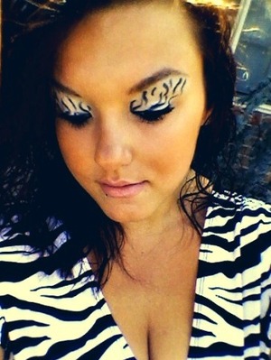 My first attempt at Zebra Look. 