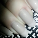 Cream nails