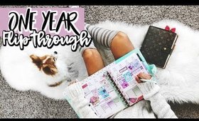 2017 PLANNER FLIP THROUGH |1 YEAR INSIDE MY HAPPY PLANNER