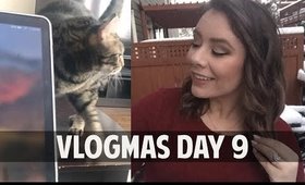 COMPUTER TROUBLE + SNOW | Vlogmas Day 9