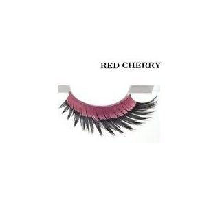 Red Cherry Shimmer & Feather Lashes - Good Times