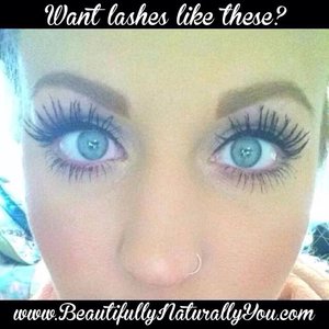 Add up to 300% more length & volume to your own lashes with this amazing 2 part mascara containing all natural green tea fibers! BeautifullyNaturallyYou.com